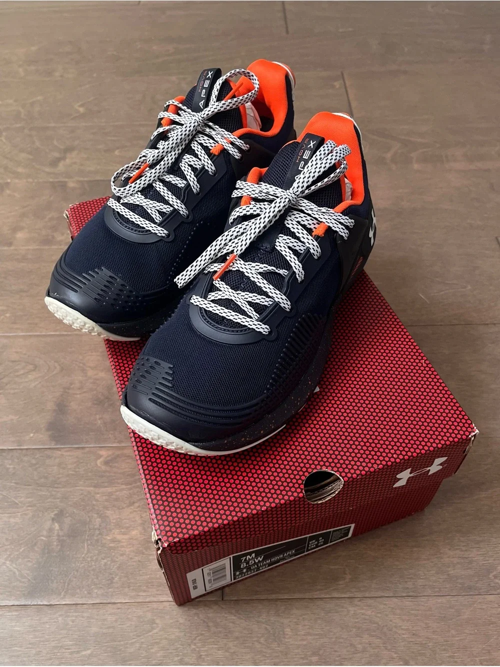 Under Armour Auburn Men's/Women’s Navy & Orange HOVR Training Shoe